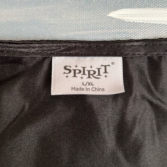 🖤Spirit Halloween Men’s Gangster Costume Pinstriped Vest With Hat🖤 - Picture 9 of 16